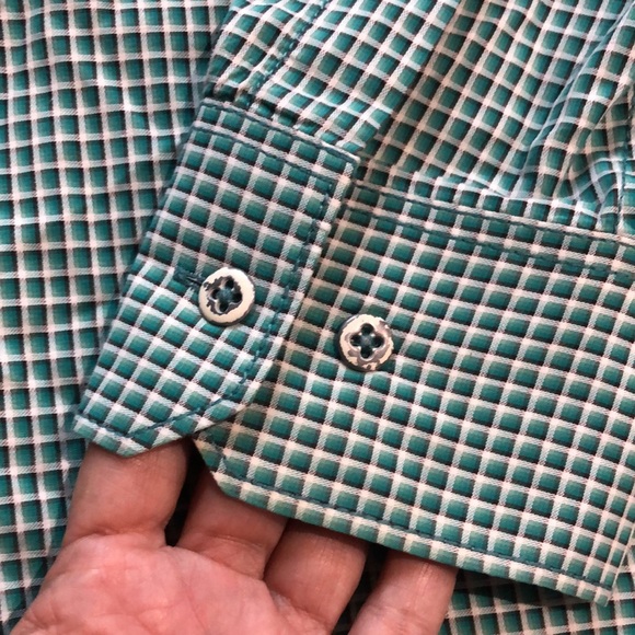 Like new! - TOMMY BAHAMA Jeans 100% Coton Island Modern Fit Button Down - Picture 5 of 8